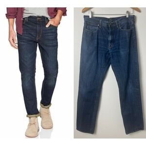 J. Crew Factory Men's The Sutton Dark Wash Straight Leg Jeans Size 32x32